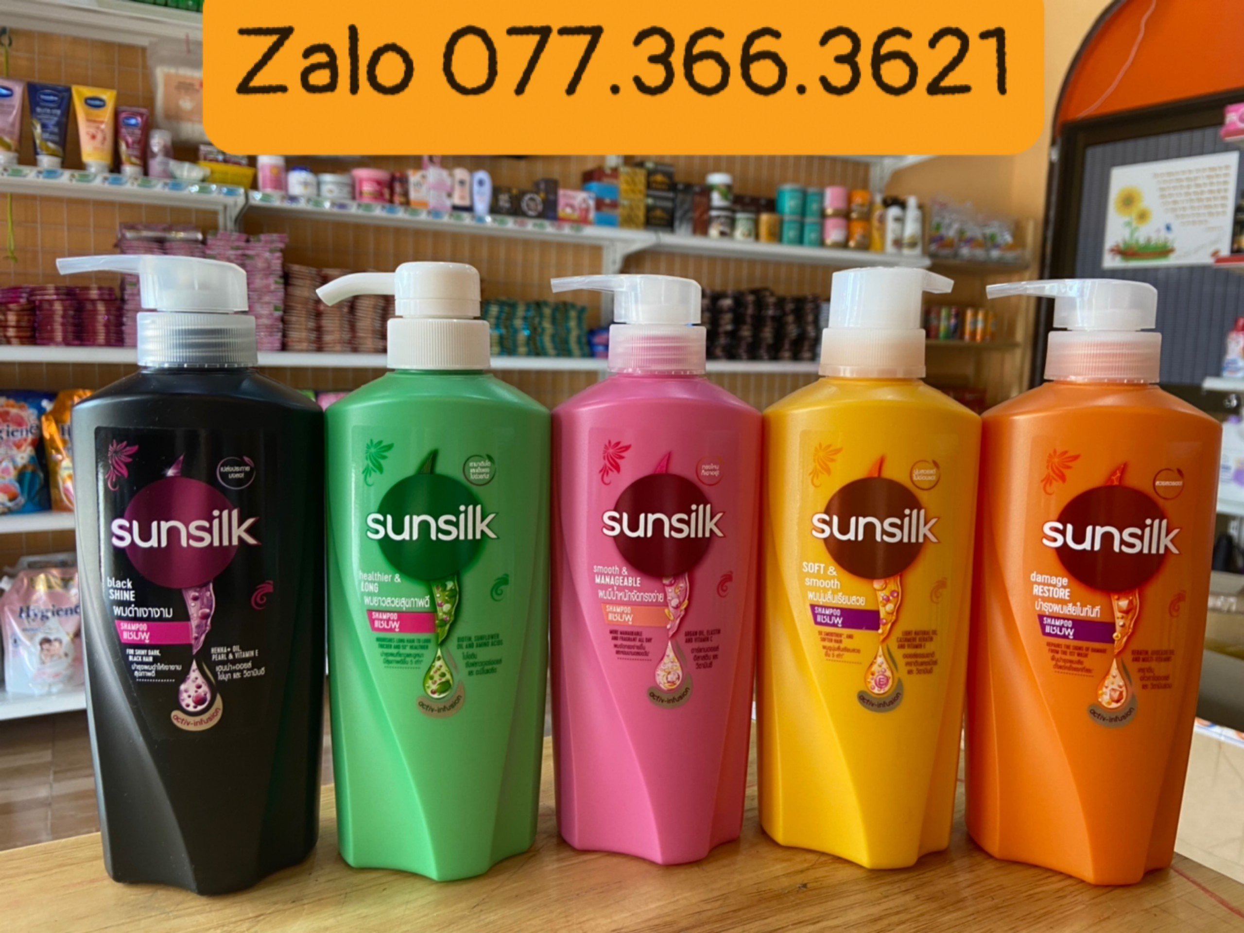 Dầu gội đầu sunsilk thái lan đủ màu - dầu gội đầu sunsilk chính hãng thái lan market