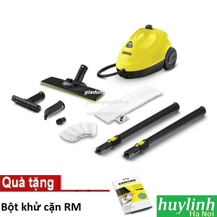 Máy vệ sinh bằng hơi nước karcher sc2 easyfix - tặng bột khử cặn rm trị giá 130.000 - made in đức