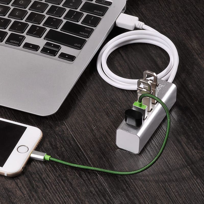 Bộ chia cổng usb hoco HB1 hub 4 cổng usb dùng thêm cho chuột bàn phím và truyền dữ liệu