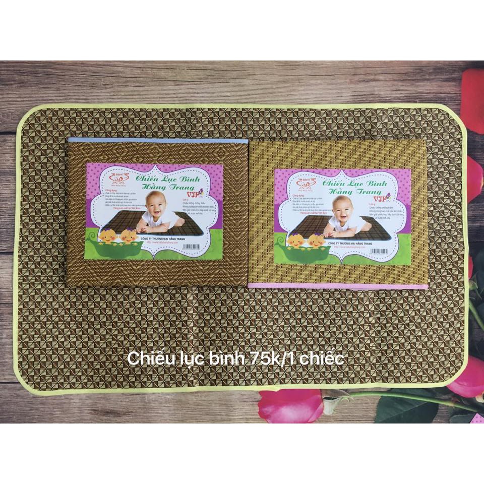 Chiếu lục bình chống thấm cho bé, chiếu mát chống thấm cho bé ngủ