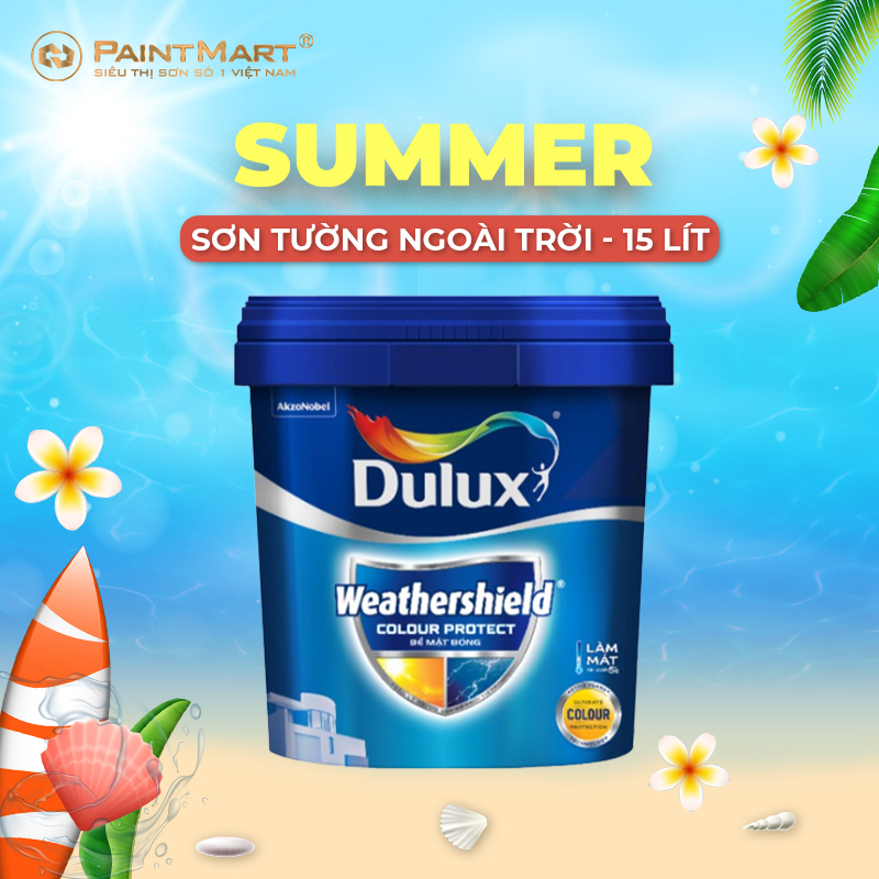 Sơn tường ngoài trời Dulux Weathershield Colour Protect