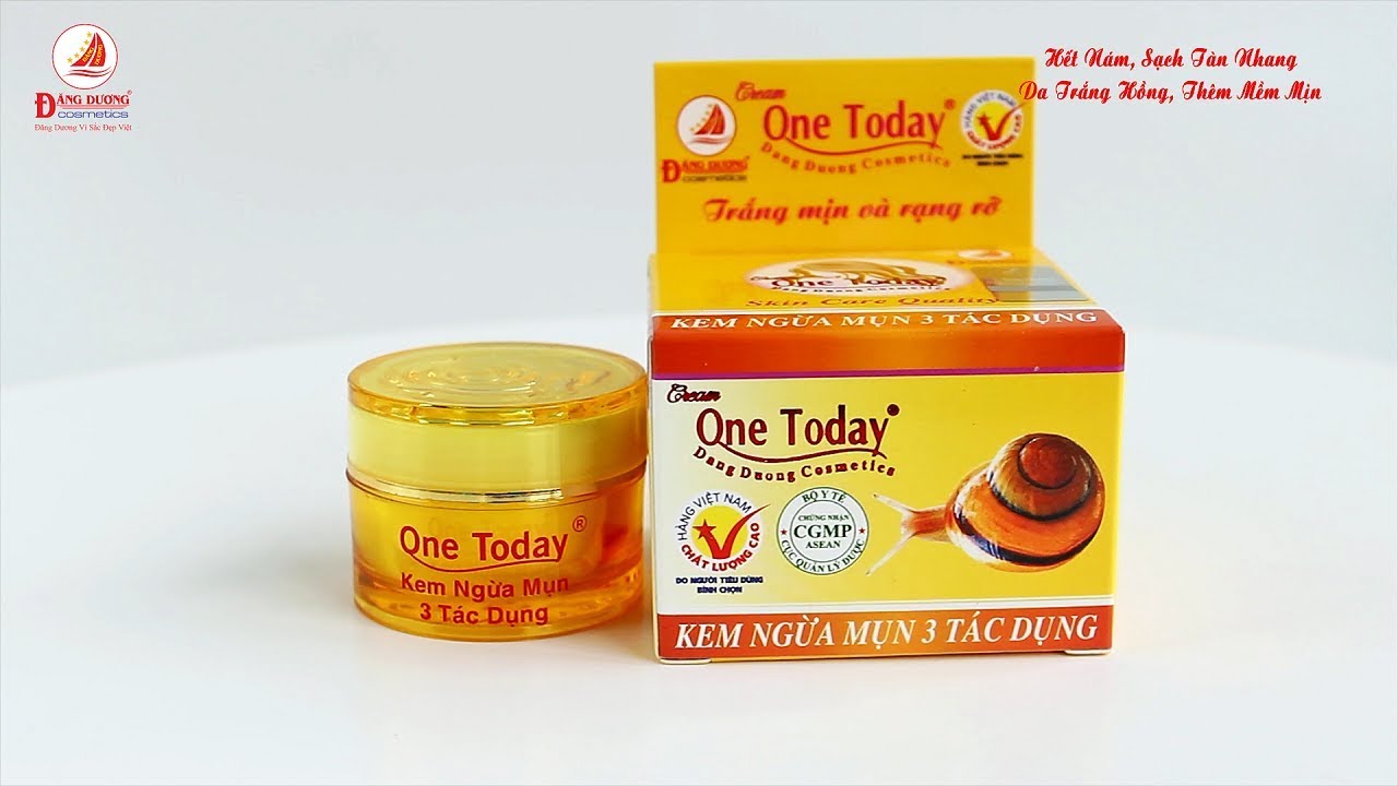 Kem ngừa mụn 3 tác dụng One Today 8g