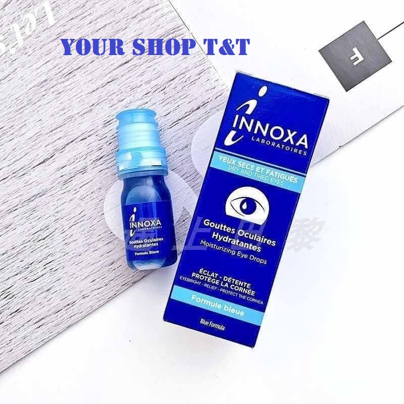 Nước nhỏ mắt Innoxa Gouttes Oculaires Hydratantes giúp thư giãn, sáng mắt và giảm mỏi mắt 10ml
