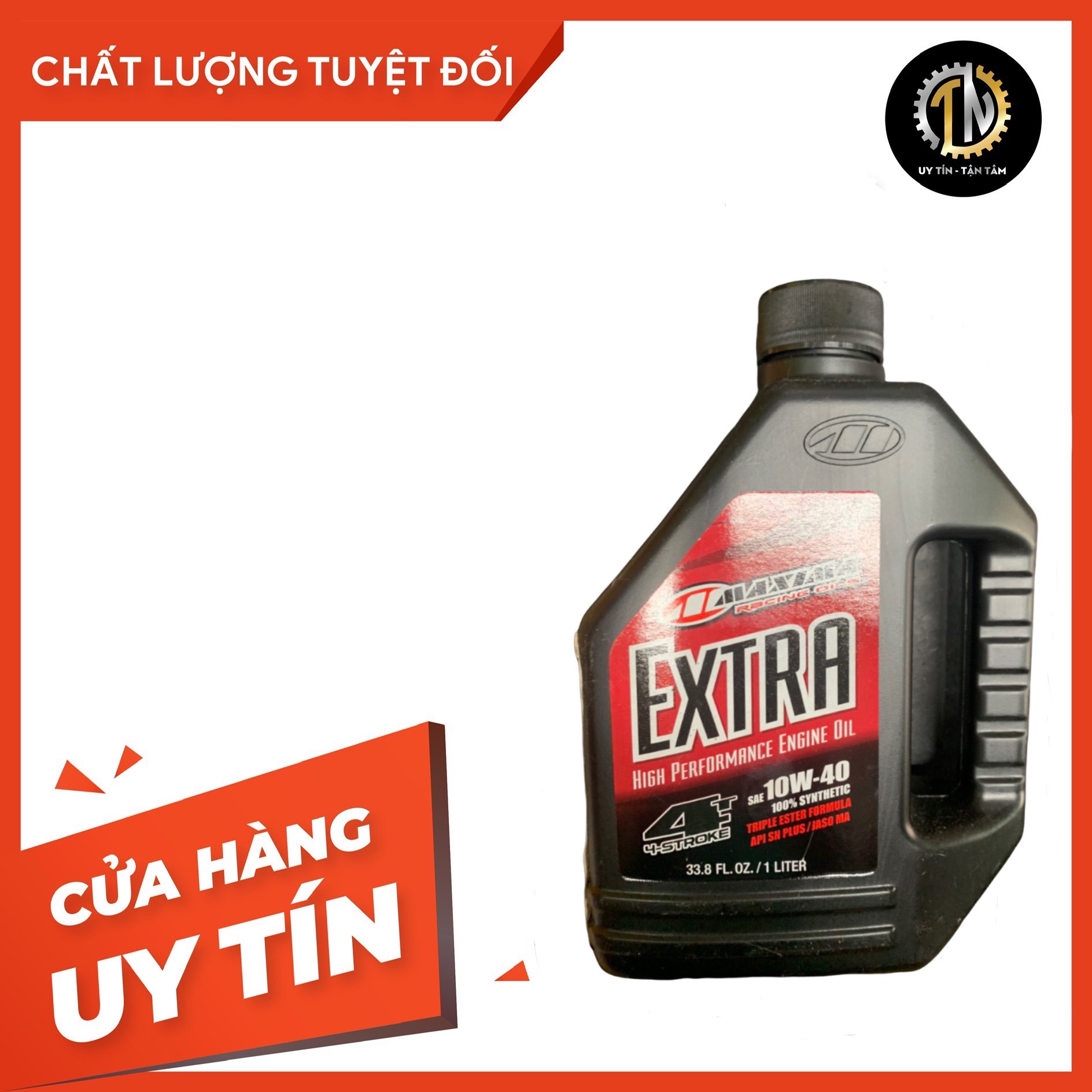 Nhớt maxima extra 10w40 xe ga, xe số, xe côn tay, phân khối lớn 1 lít