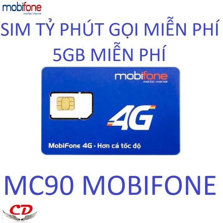 Freeship - chưa kích hoạt. sim 4g mobifone gọi miễn phí dưới 10 phút 5gb
