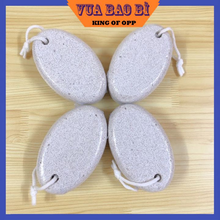 Đá bọt biển chà gót chân tẩy tế bào chết, hình bầu dục,chà gót chân- VUA BAO BI