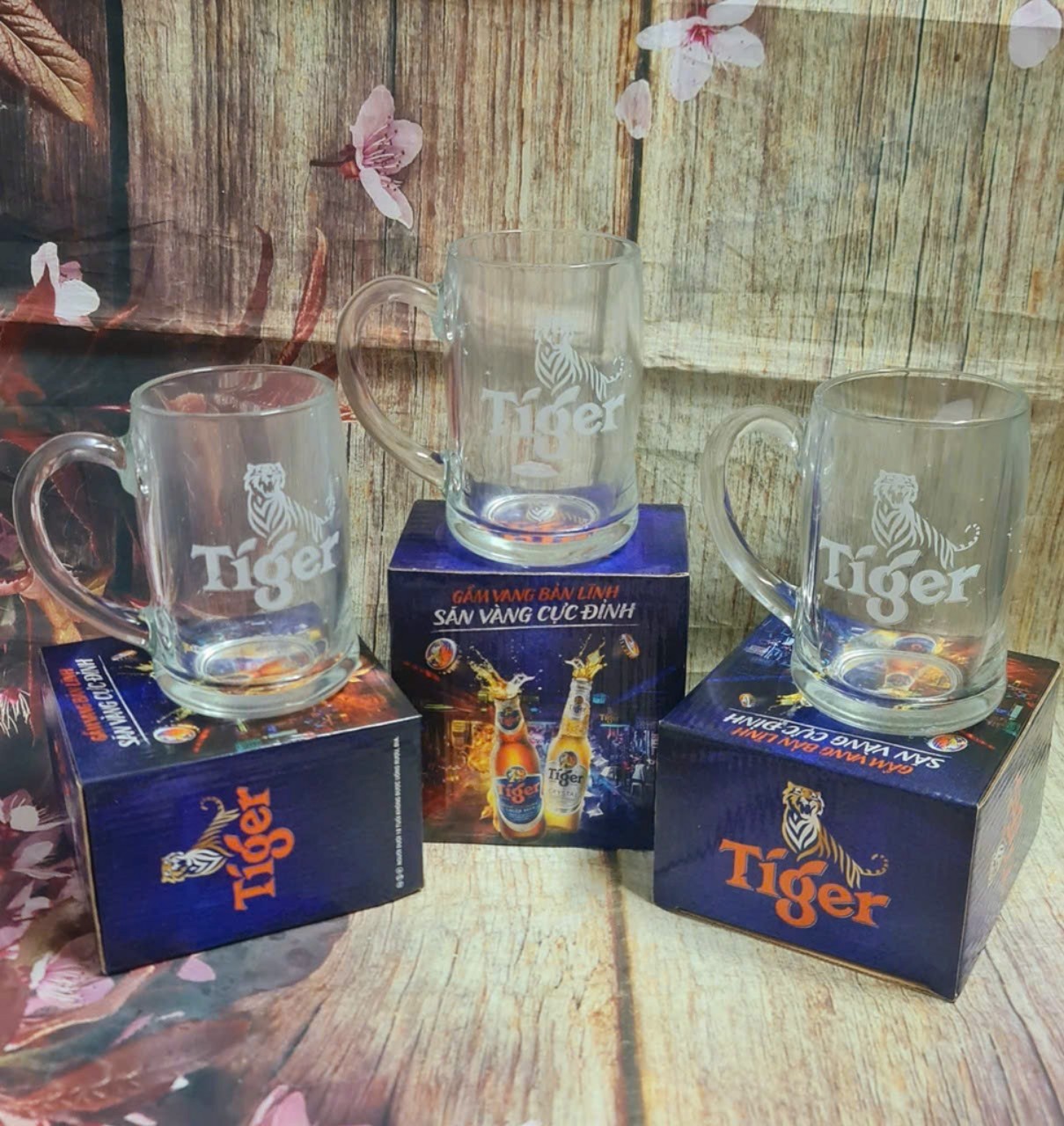 bộ 6 ly bia tiger cao cấp - ly bia tiger