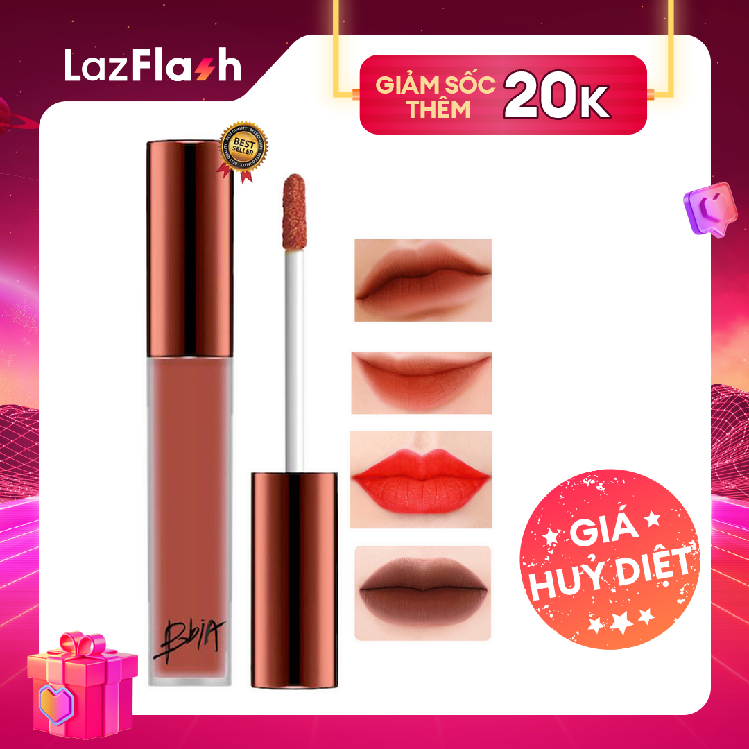 Son kem lì, lên màu siêu chuẩn bbia last velvet lip tint 5g a25