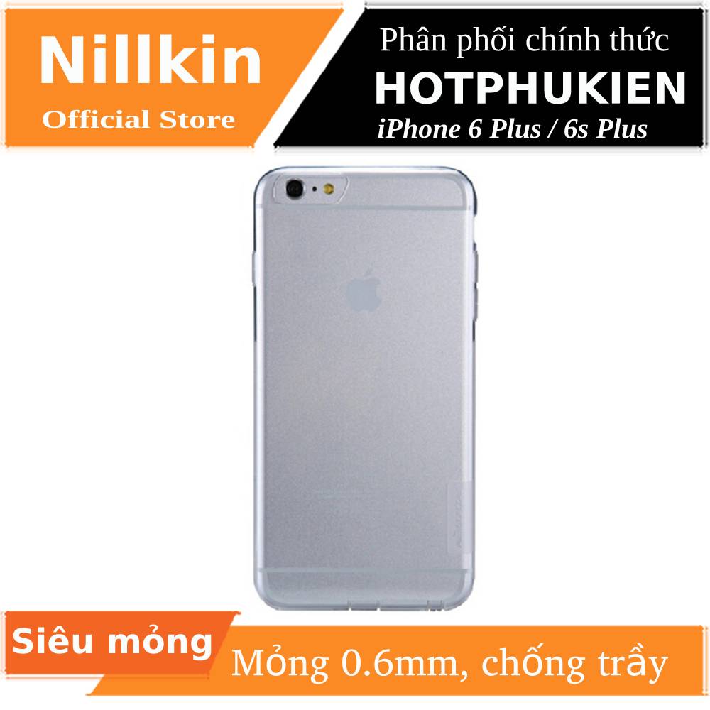 [HCM]Ốp lưng dẻo trong suốt Nillkin Nature cho iPhone 6 Plus/ 6S Plus (trong suốt)