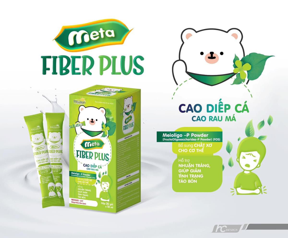 META FIBER PLUS - CAO DIẾP CÁ - BỔ SUNG CHẤT XƠ CHO CƠ THỂ - HỘP 20 GÓI- ÚC CHÂU PHARMACY