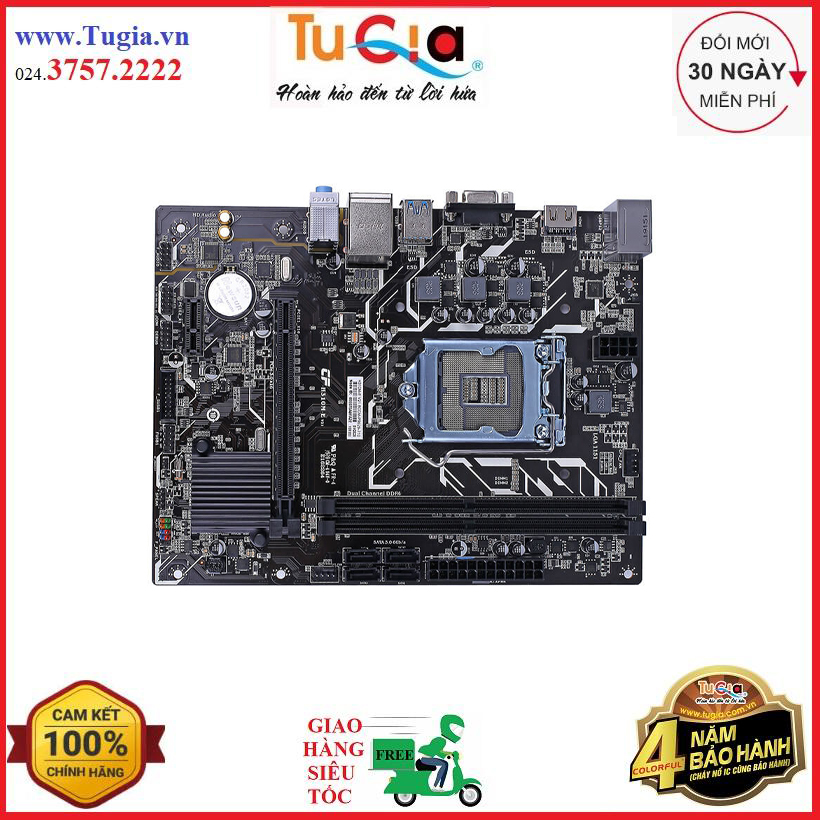Bo mạch chủ colorful h310m-e v21 - hàng chính hãng