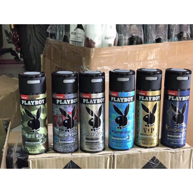 [HCM]Xịt khử mùi cho nữ Super Playboy  Pháp 150ml MPPN00046