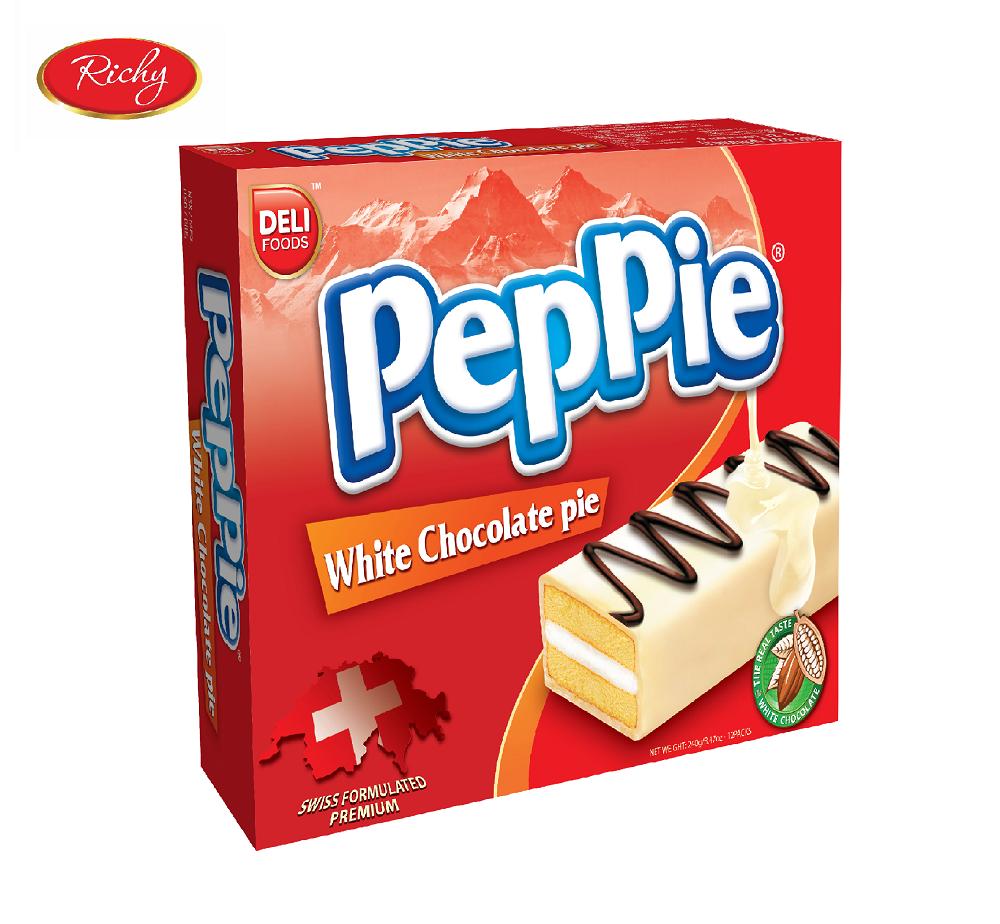 Bánh phủ socola Richy Peppie hộp 12 (đỏ)