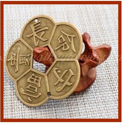 Đồng xu Hoa Mai đồng - thờ cúng, phong thuỷ
