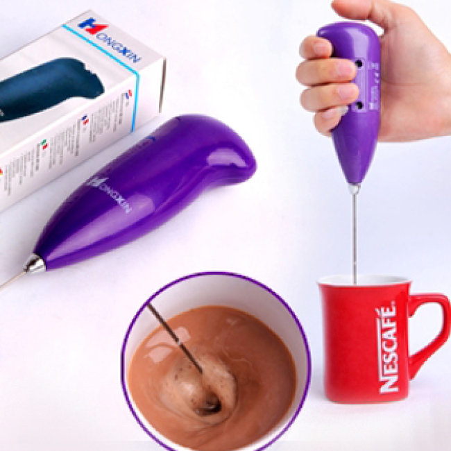 [HCM]Máy đánh tạo bọt caphe - đanh trứng cầm tay mini sài pin 2A - Máy đánh tạo bọt cầm tay nhỏ gọn tiện dụng HÀNG XỊN