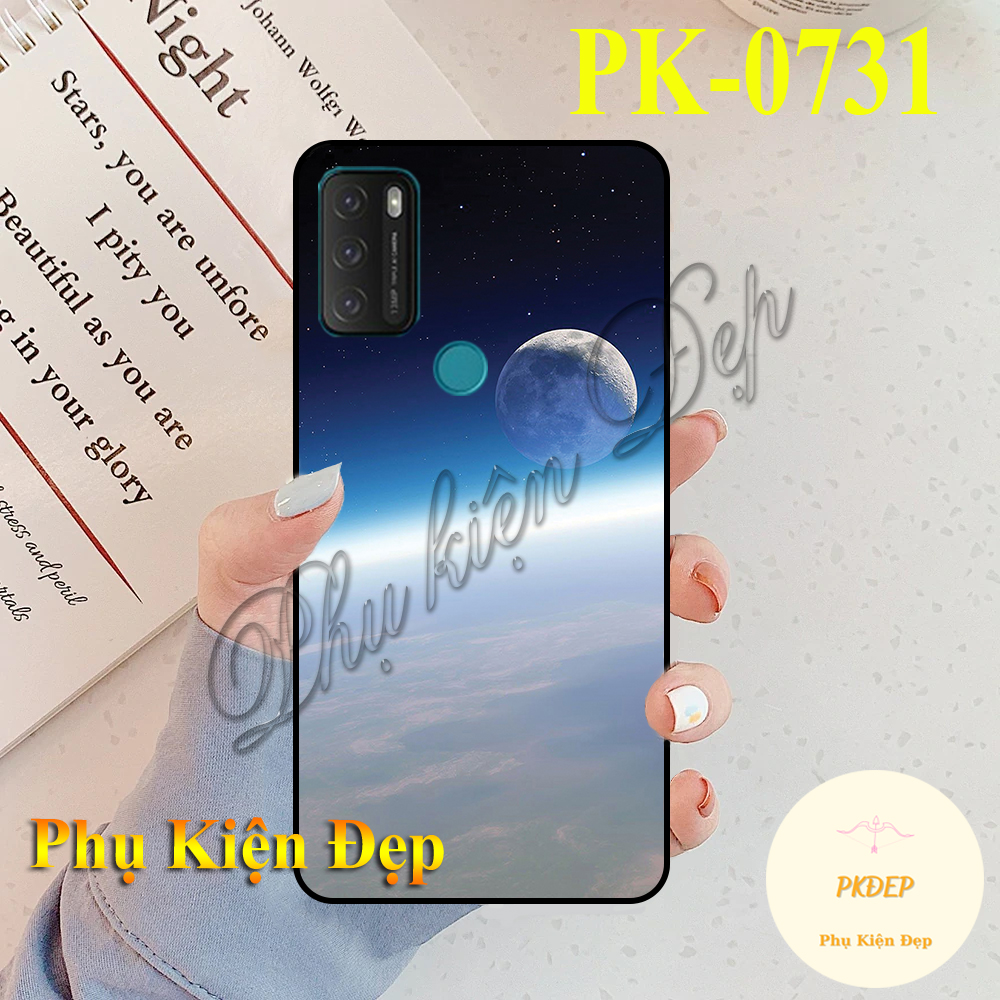 Ốp lưng Vsmart Star 5 dẻo đen in hình Phong Cảnh