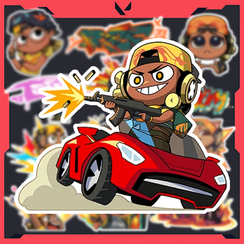 Sticker Valorant - Hình dán Agent Raze