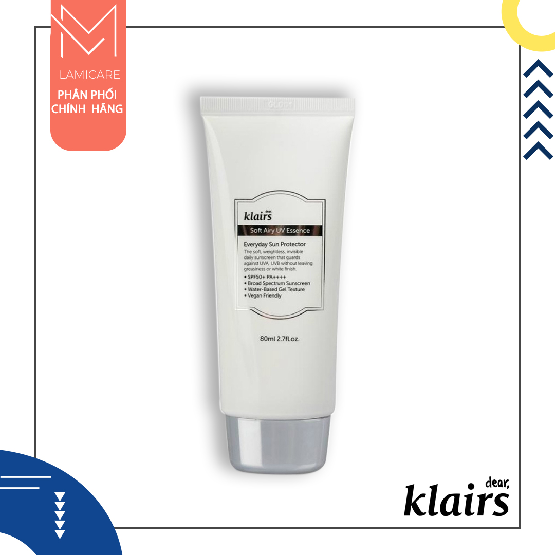 Kem chống nắng làm mềm da Klairs soft airy uv essence spf50 80ml