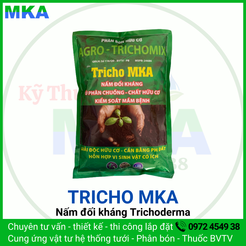 Nấm đối kháng Trichoderma bổ sung vi sinh cải tạo đất