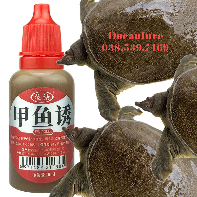Mồi dụ ba ba, tinh dầu dụ ba ba dùng trộn vào mồi bẫy hoặc câu ba ba
