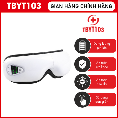 [Freeship] Máy Massage Mắt - Mát Xa Mắt Giảm Thâm Quầng, Mỏi Mắt, Hỗ Trợ Lưu Thông Khí Huyết, Đánh Bay Bọng Mắt, Giữ Cho Đôi Mắt Luôn Khỏe Mạnh, Làm Chậm Quá Trình Lão Hóa, Rung Massage Kết Hợp Hồng Ngoại, Loại Bỏ Vết Chân Chim