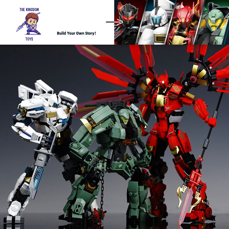 Đồ Chơi Lắp Ráp Jaeger Robot Mô Hình Saber Athena / Bracer Phoenix / Guardian Bravo Trong Pacific Rim Mecha