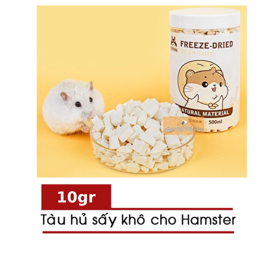 Tàu hủ sấy khô cho hamster 10g -