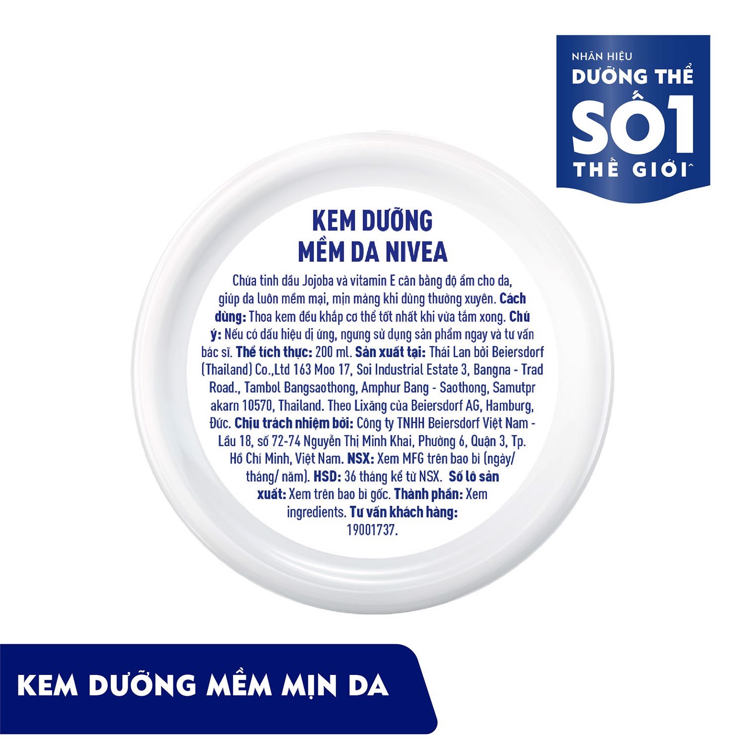 Kem dưỡng mềm da nivea 200ml