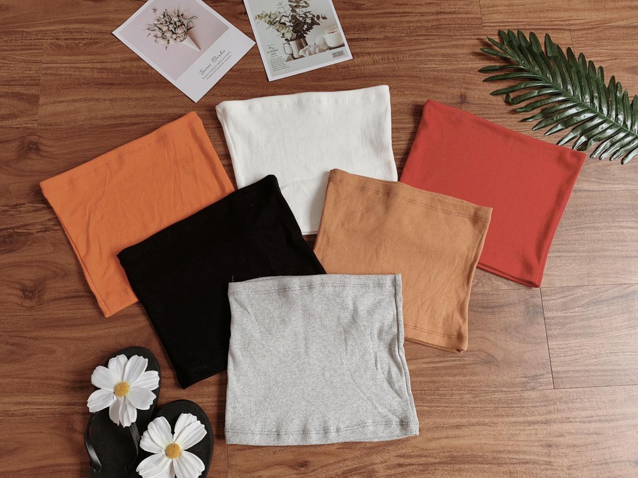 ÁO ỐNG TRƠN NỮ - ÁO THUN CROPTOP NỮ - ÁO ỐNG KHÔNG DÂY - mua hóa đơn trên 300k được tặng 1 phần quà từ shop CAROTSHOP