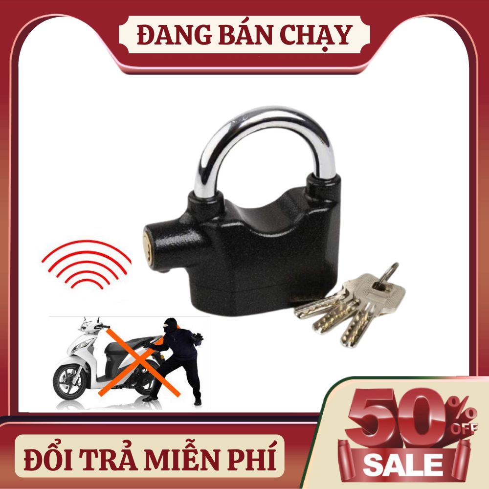 Khóa Chống Trộm , Khóa Chống Trộm Có Chuống Báo Động , Ổ Khóa Có Còi Báo Động , Khóa Thông Minh