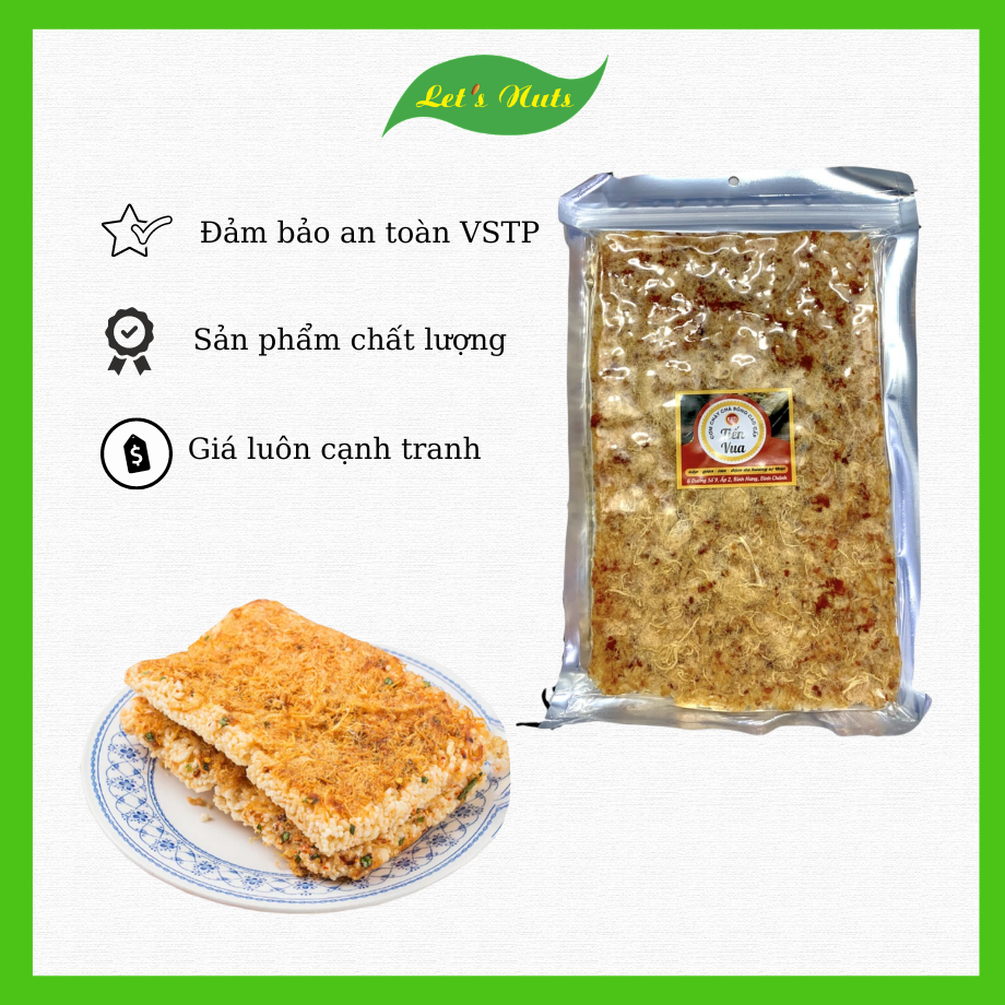 Cơm cháy siêu chà bông heo tiên vua sốt nước mắm túi zip 200g - đồ ăn vặt susutoshop