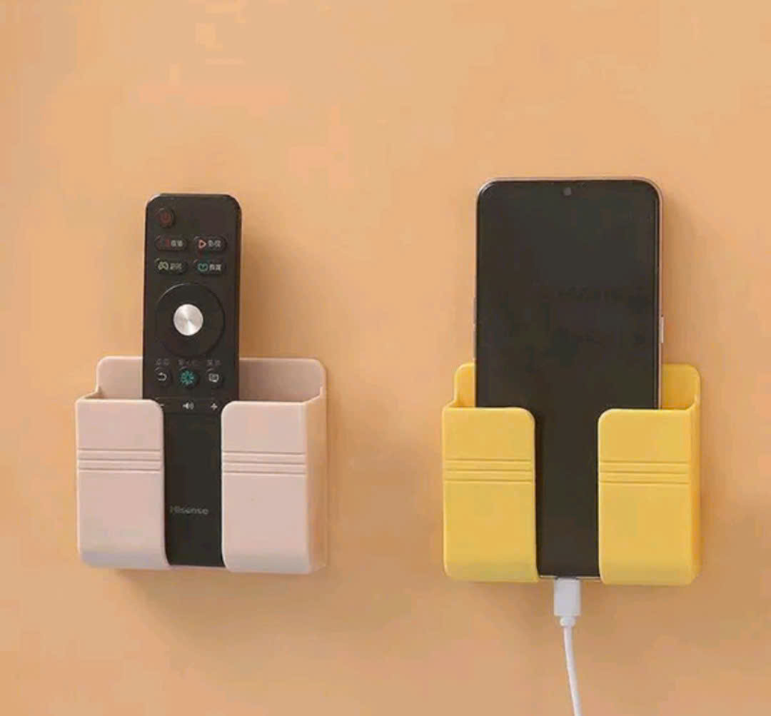 combo 2 kệ dán tường đỡ điện thoại, remote
