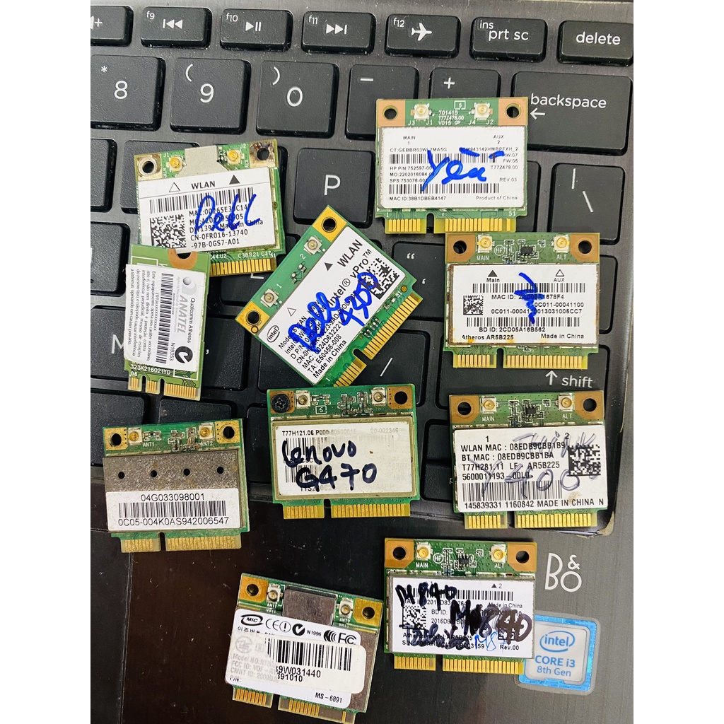 Card Wifi Laptop cho các dòng máy Dell, Asus, Acer, HP , LENOVO, TOSHIBA