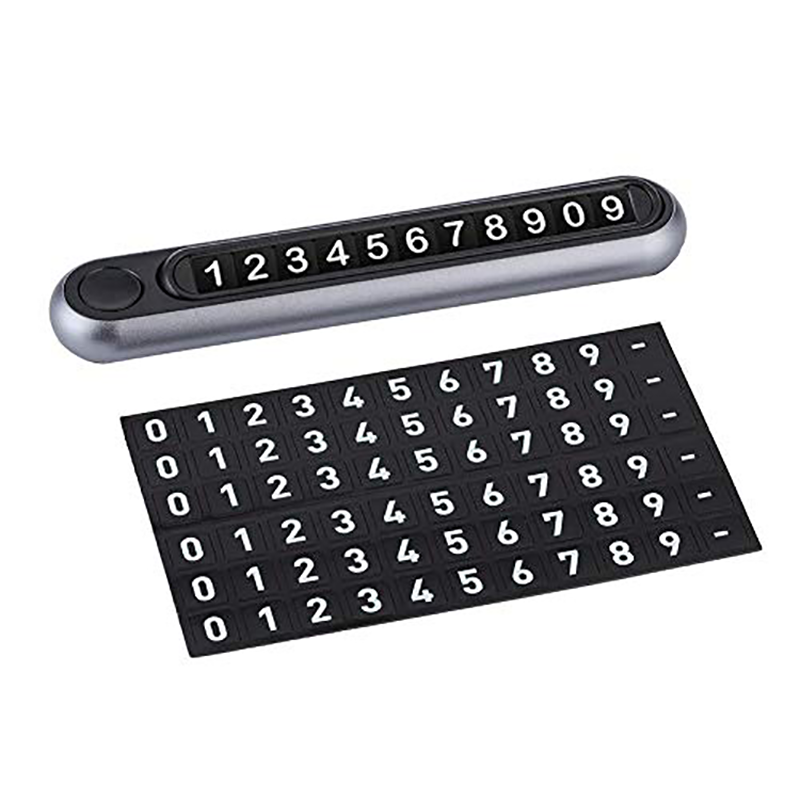 Bảng ghi số điện thoại cho oto xe hơi biển báo số điện thoại đặt trên taplo xe khi dừng đỗ xe
