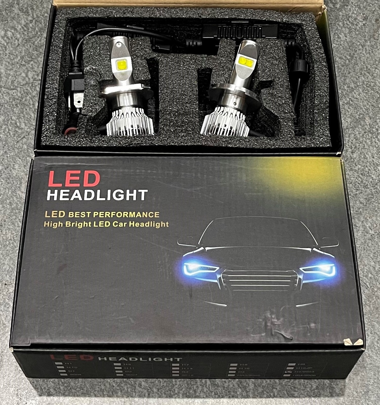 Model 2023 - bóng đèn led ô tô và xe máy xhp70 v70 - chân h4 - ánh sáng trắng 6000k