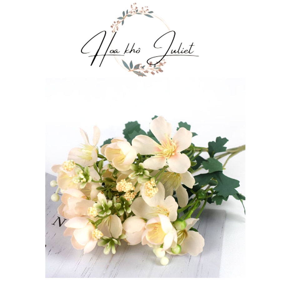 Hoa giả - Hoa anh đào Nhật lụa cao cấp decor trang trí văn phòng, nhà cửa, quán cafe.HL027