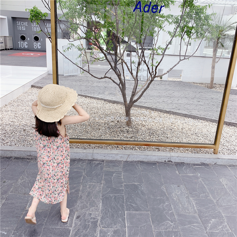 Váy hoa nhí hàn quốc siêu dễ thương cho bé gái hè 2021