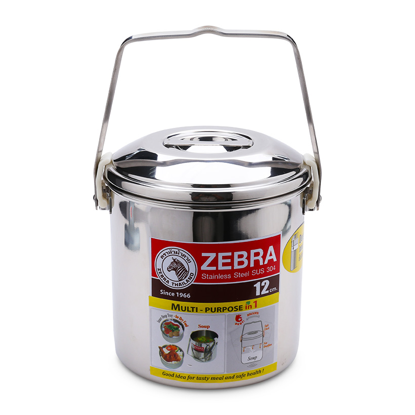 Camen Inox có ngăn sâu lòng 12cm - 151624 zebra Thái Lan
