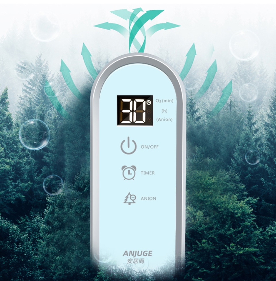 Máy lọc không khí ozone + ion âm DC5V AG07 Máy khử mùi Formaldehyde Nhà bếp Nhà vệ sinh ,mùi xe hơi , phòng nuôi thú cưng hiệu quả