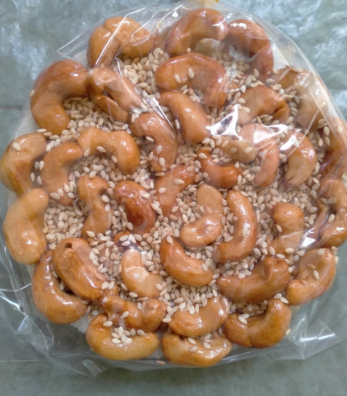 KẸO BÁNH TRÁNG HẠT ĐIỀU - KẸO HẠT ĐIỀU NGUYÊN HẠT - CHẤT LƯỢNG HẢO HẠNG ~180G