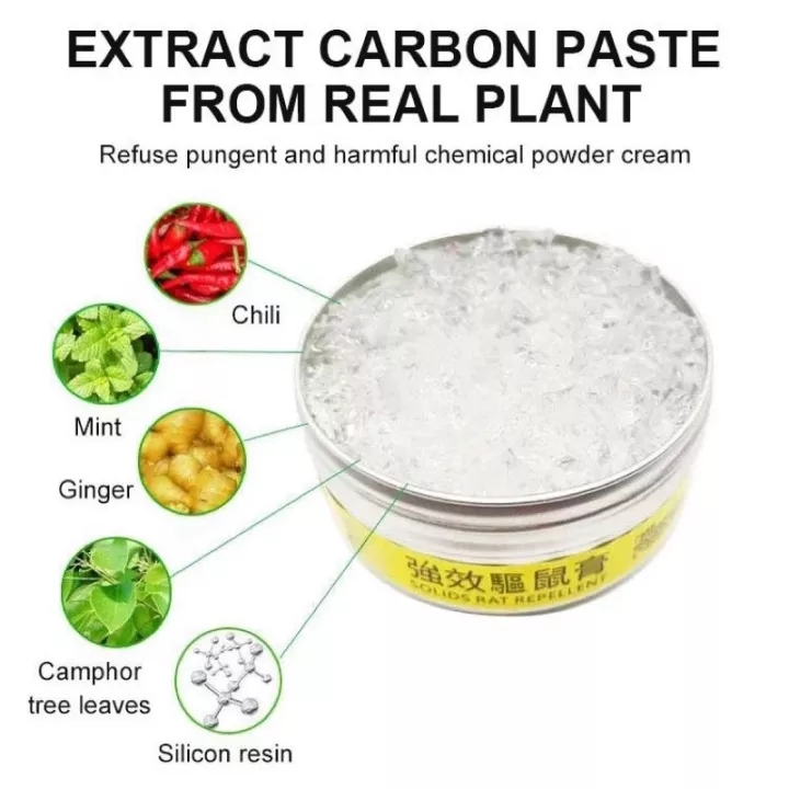 Mạnh mẽ Thuốc xua đuổi chuột/Rat Repell/Solids rat repellent/120g