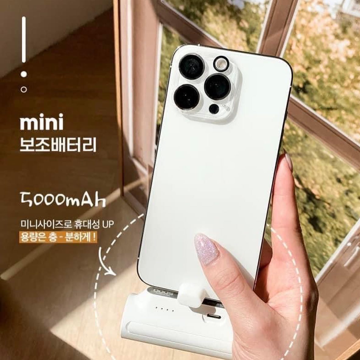 Sạc dự phòng 5000mah mini actimon + 4% lazada
