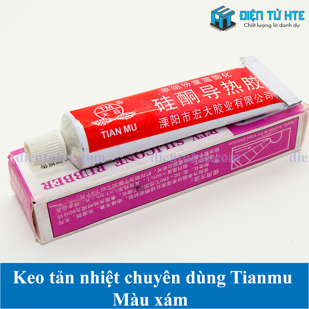 Keo Silicon tản nhiệt chuyên dùng Tianmu màu xám - màu trắng