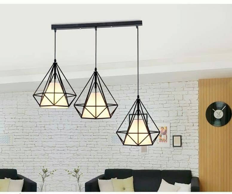 Bộ 3 Đèn thả bàn ăn giá rẻ - Đèn thả trần phi 250 tặng kèm bóng 5w sáng vàng