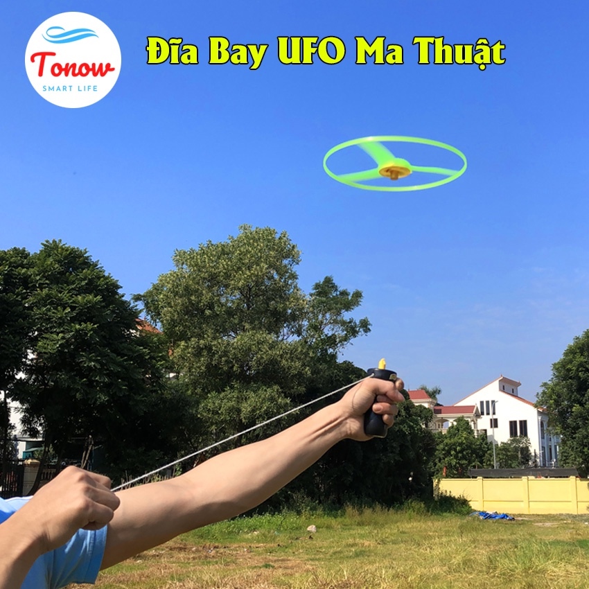 Đĩa Bay UFO Ma Thuật Tonow – Chong Chóng Phát Sáng Nhiều Màu Sắc Cho Bé Thỏa Sức Vui Chơi