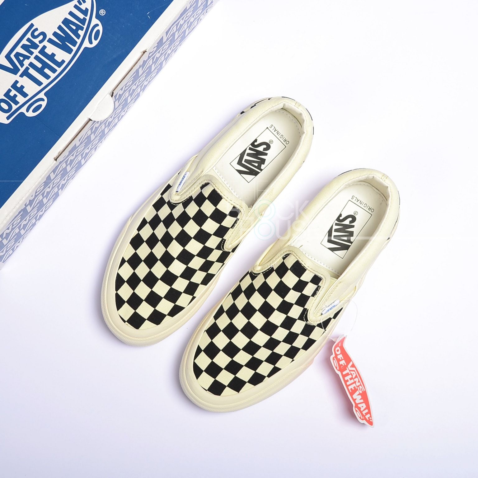 Giày Sneaker Vans Vault lười caro checkboard ( Vans Vault checkboard )