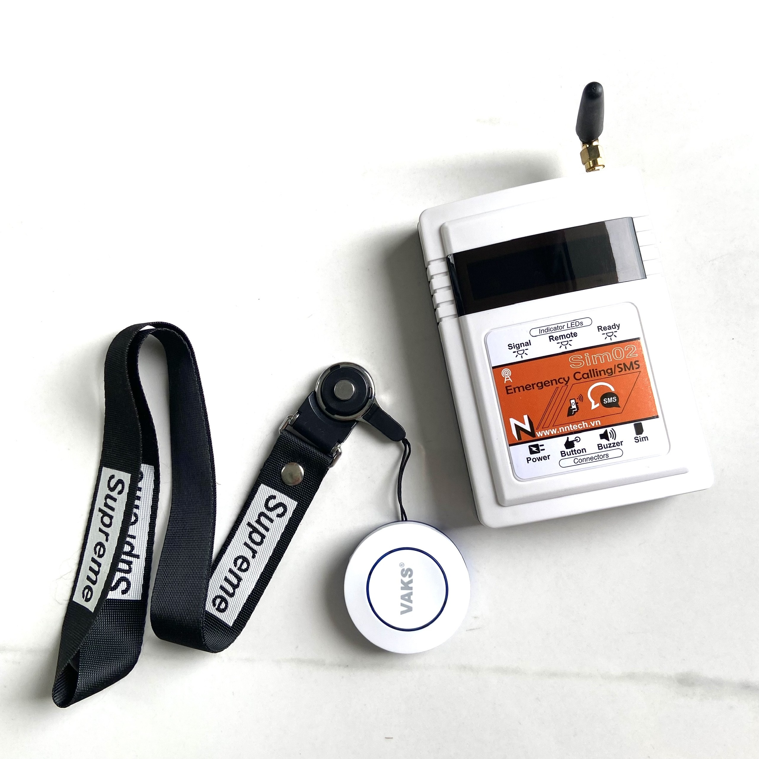 [SIM02] Thiết bị cảnh báo báo động qua điện thoại dành cho người già phụ nữ trẻ em báo động cho cửa tiệm - SIM02