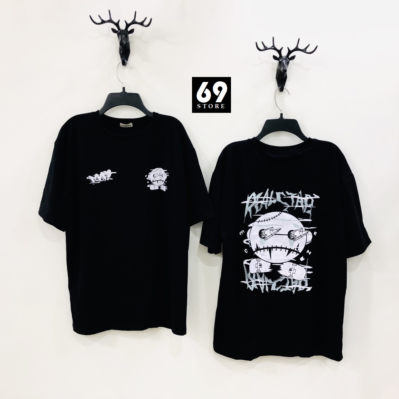 Áo thun tay lỡ form rộng unisex