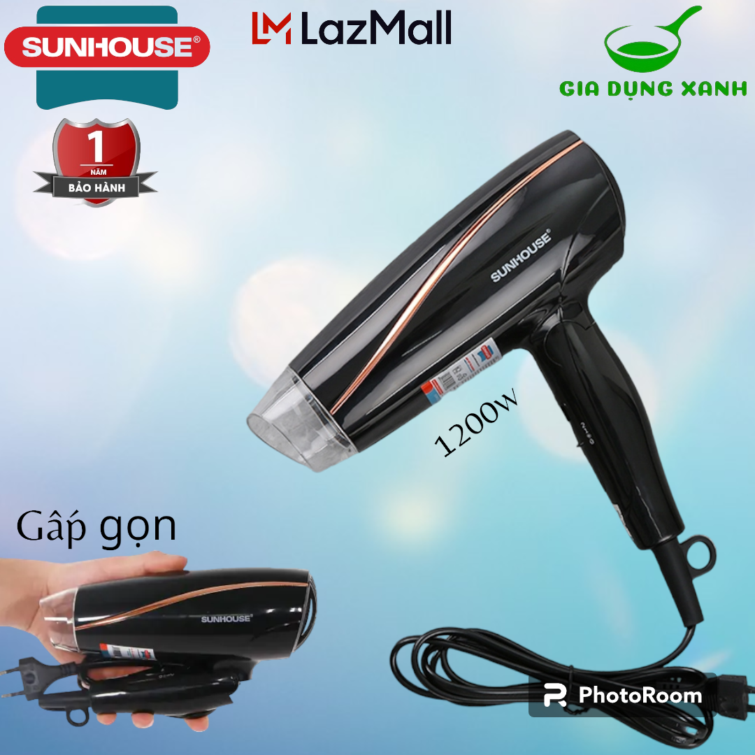 Máy sấy tóc nóng, lạnh sunhouse shd2306 bảo hành toàn quốc 12 tháng