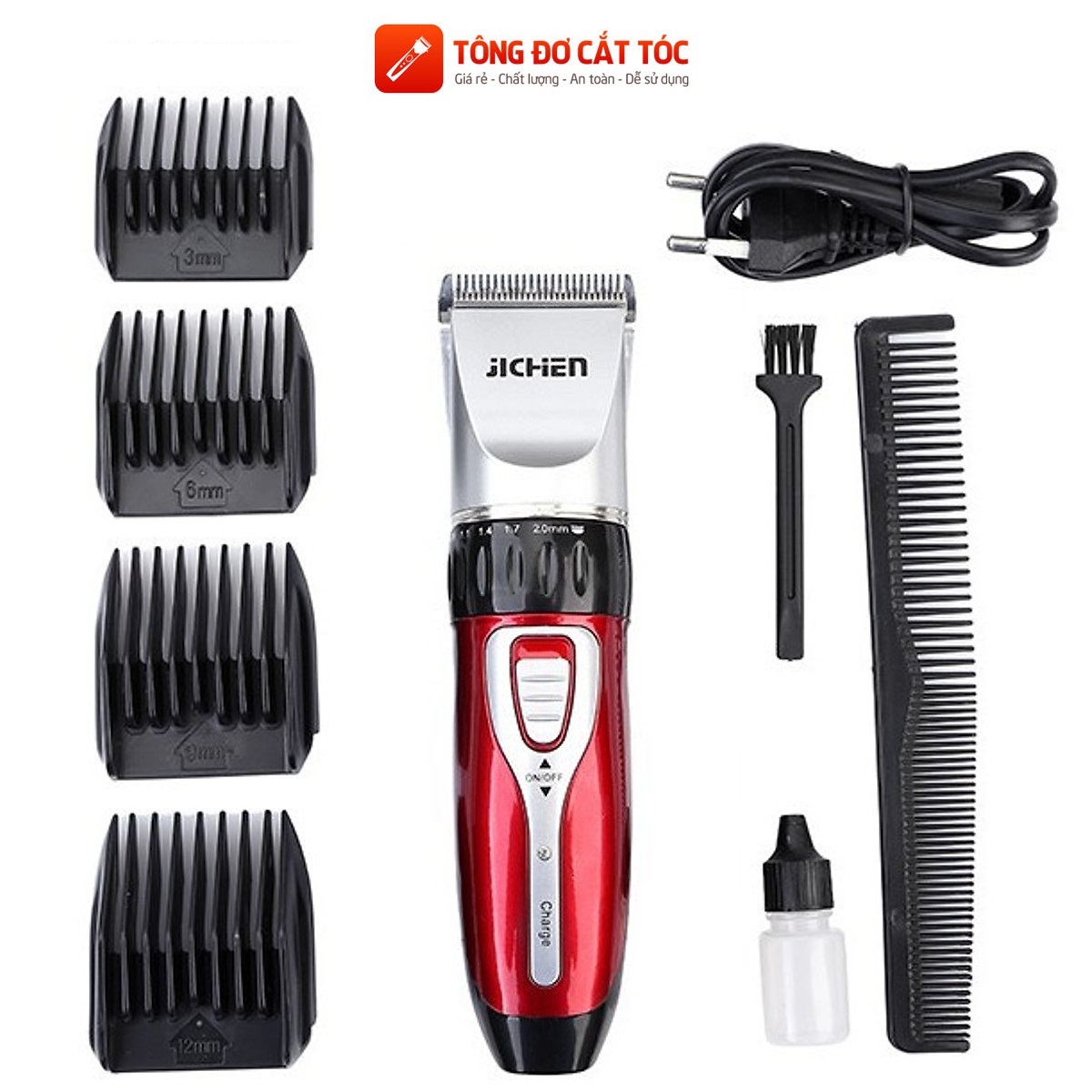 Tông Đơ Cắt Tóc Chuyên Nghiệp Tăng Đơ Cắt Tóc Gia Đình Chuyên Nghiệp, Tông Đơ Cắt Tóc Cho bé Jichen - CHÍNH HÃNG Tông Đơ Hớt Tóc Giá Rẻ